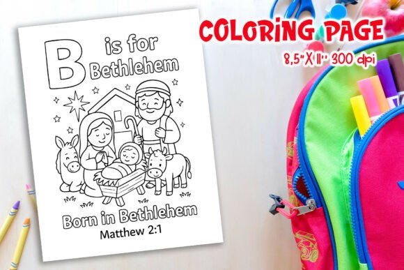 Christian Alphabet B is for Bethlehem: A Creative Tool for Faith-Based Learning