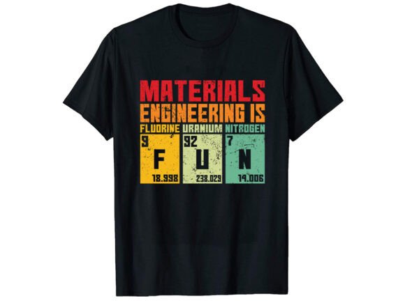 Materials Engineering Career T-shirt: A Versatile Asset for Professional Branding