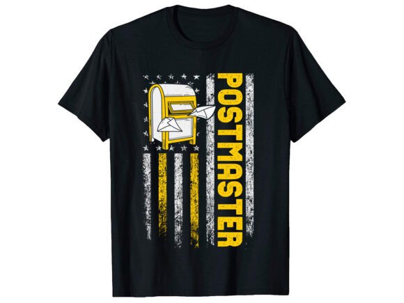 Postmaster Career T-shirt Design Assets